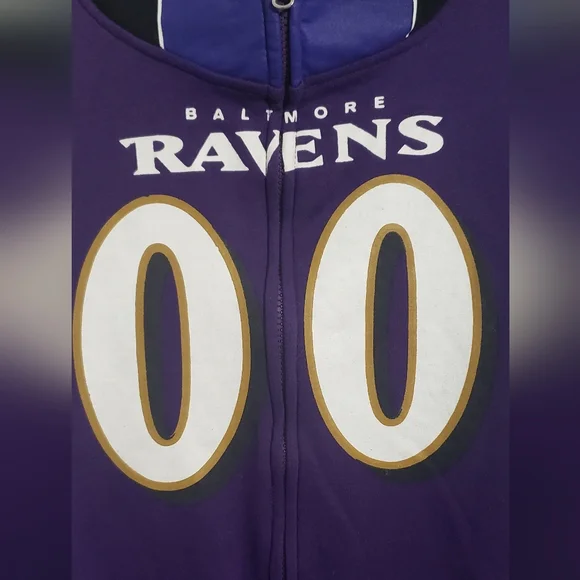 Youth NFL Baltimore Ravens Full Zip Hoodie - Picture 7 of 7